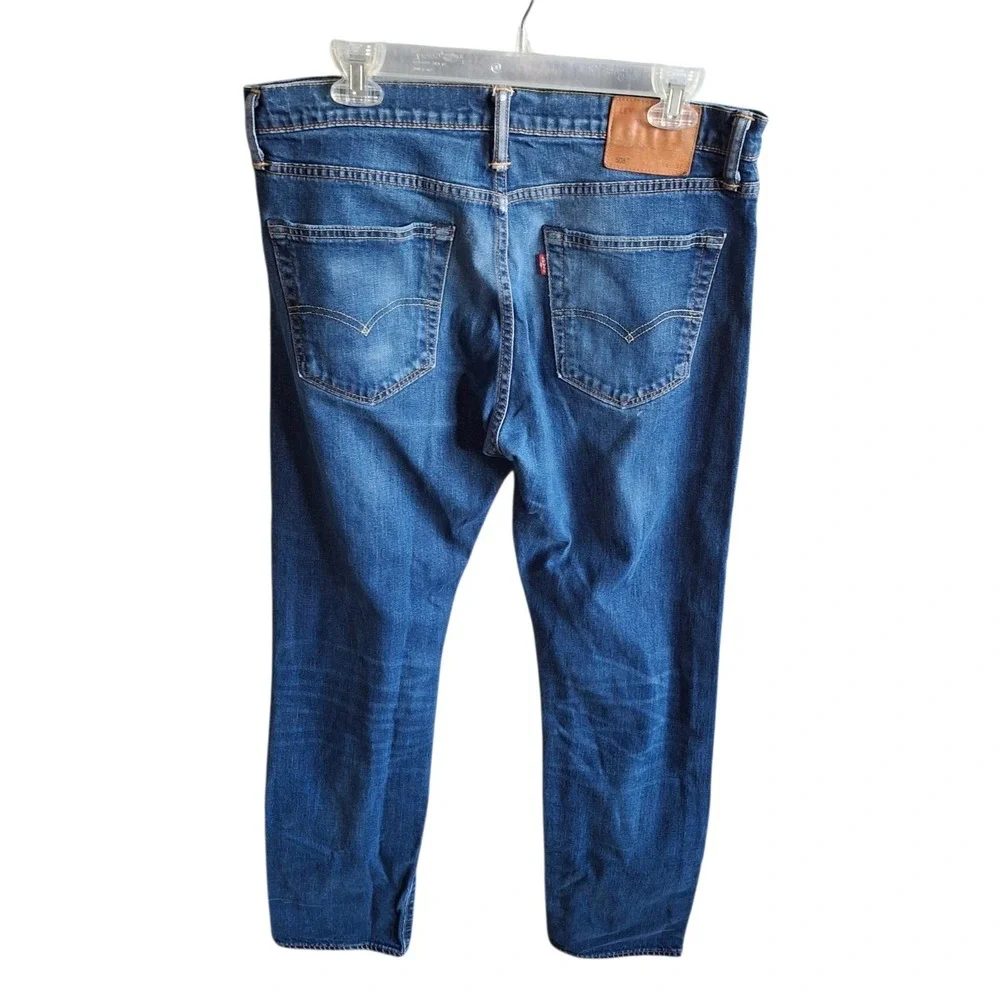 Levis 508 Men Jeans Size 34x32 (Fit 34x31) Medium Wash Tapered Slim Leg Stretch